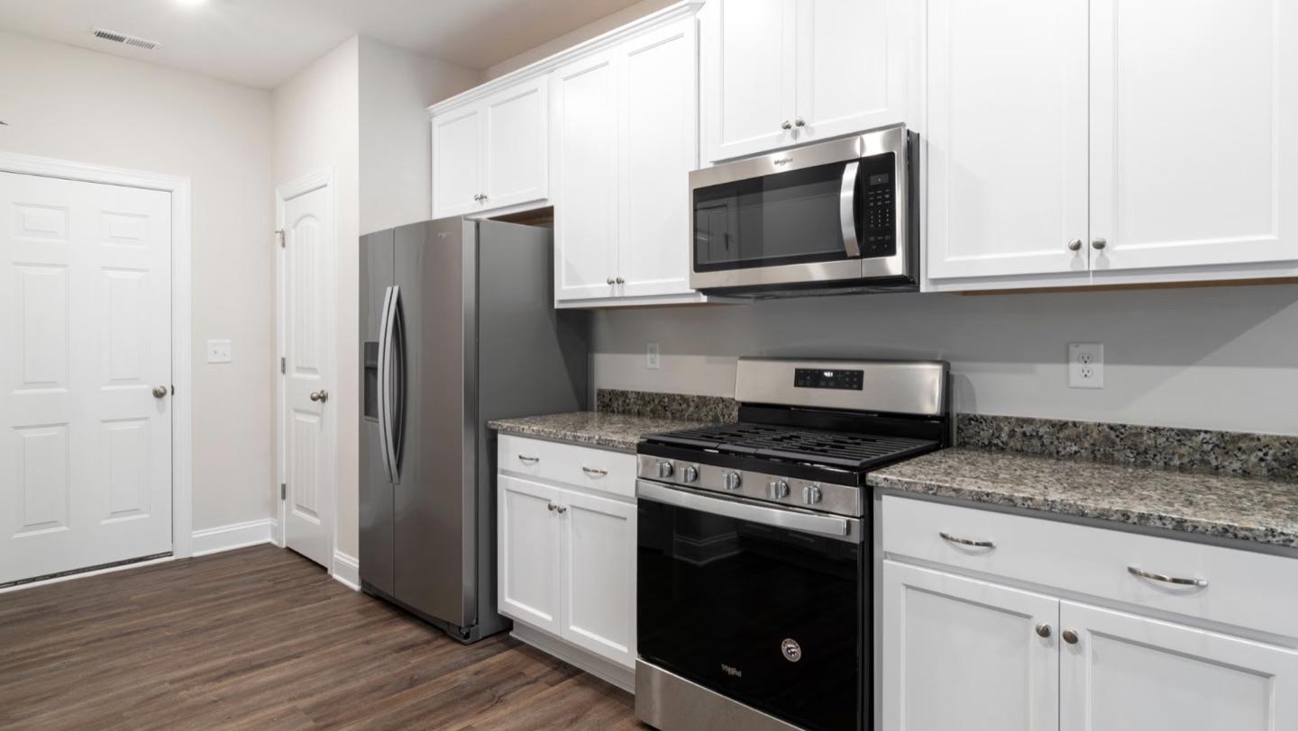 Modern kitchen in a historic home